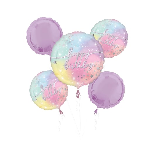 Luminous Birthday Foil Balloon Bouquet